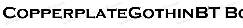 CopperplateGothinBT Bold字体转换